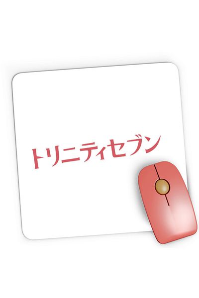 OEM Mousepad Gaming Trinity Seven Logo Anime Otaku Cosplay Manga Japan, 21x19 см