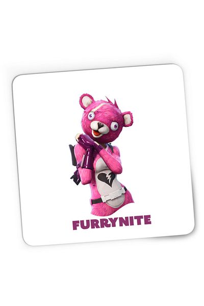 OEM Mousepad Gaming Fortnite Bunny Furry Fluffy Easter Event, 21x19 см
