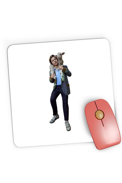 OEM Mousepad Gaming Harry Styles Goat Animals Fluffy Popular Music, 21x19 см