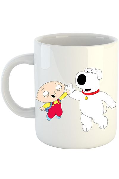 OEM Cana Family Guy Dog Best Friend Hi5 Animation Cartoons, alba, 330 ml