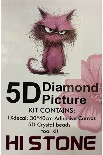 EleganTShoP 5D Yapışan Boncuk Goblen Mozaik Tablo Pano 30*40 cm 86810