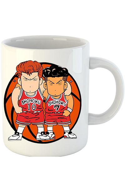 OEM Cana Slam Dunk Sakuragi Rukawa Anime, white, 330 ml