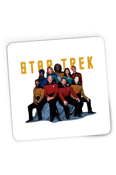 OEM Mousepad Gaming Star Trek Crew Members Aliens Together Animated Series, 21x19 см