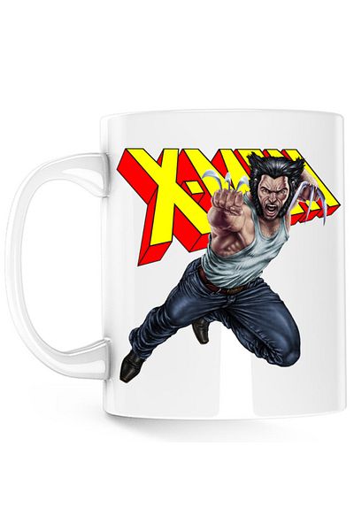 OEM Cana Wolverine X-Men Claws Jump Animal Fluffy Cosplay Realistic, alba, 330 ml
