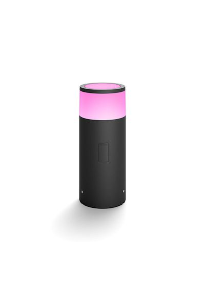 Philips Hue WCA Calla Outdoor Bollard, Black | Philips Hue