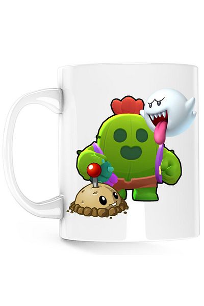 OEM Cana Brawl Stars Shooter Arena Hero Mario Ghost Plants, alba, 330 ml