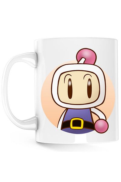 OEM Cana Bomberman Hudson Soft Bandai Bakudan Otoko, alba, 330 ml
