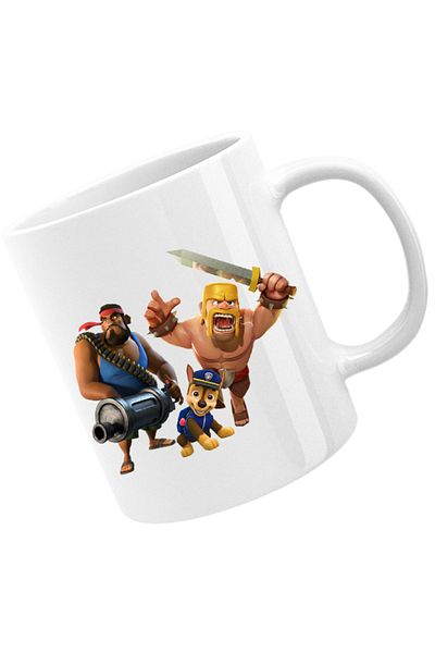 OEM Cana Clash of Clans Paw Patrol Brawl Stars Puppy Duty Loyal, alba, 330 ml