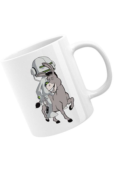 OEM Cana Ben10 Shrek Donkey Small Monster Master, alba, 330 ml