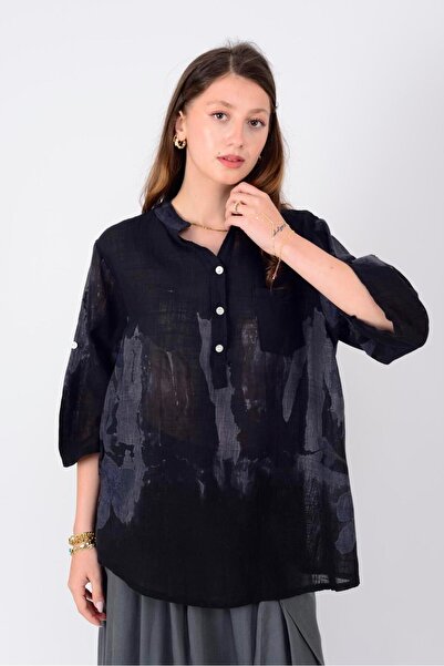 Park Moda 15455F-68 ΠΟΥΚΑΜΙΣΟ ΜΕ ΣΧΕΔΙΟ ΛΟΥΛΟΥΔΙΩΝ SPLASH