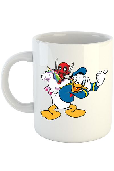 OEM Cana Donald Duck DeadPool Marvel Universal Studios, alba, 330 ml