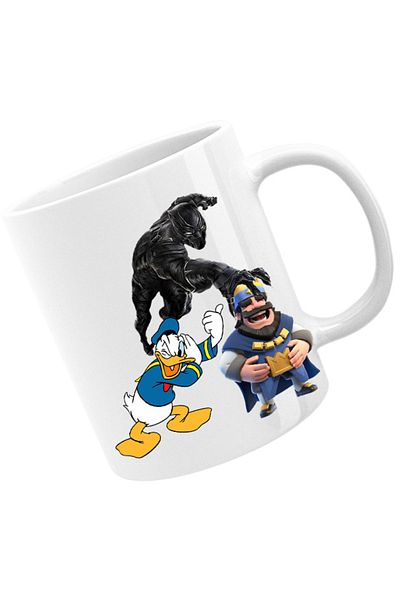 OEM Cana Black Panter Donald Duck Brawl Stars King, alba, 330 ml