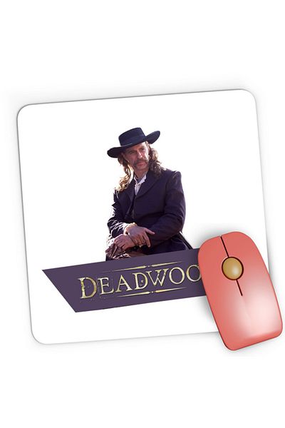 OEM Mousepad Gaming Deadwood Al Swearengen Gold Fortune, 21x19 см