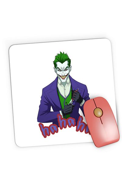 OEM Mousepad Gaming Joker Laugh Evil Gloves Crazy Man, 21x19 см