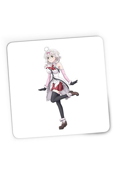 OEM Mousepad Gaming Trinity Seven Kurata Yui Heart Lovely Doki Waifu, 21x19 см