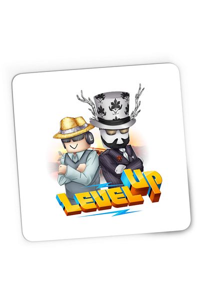 OEM Mousepad Gaming Roblox Level Up Mayor Cool Story, 21x19 см