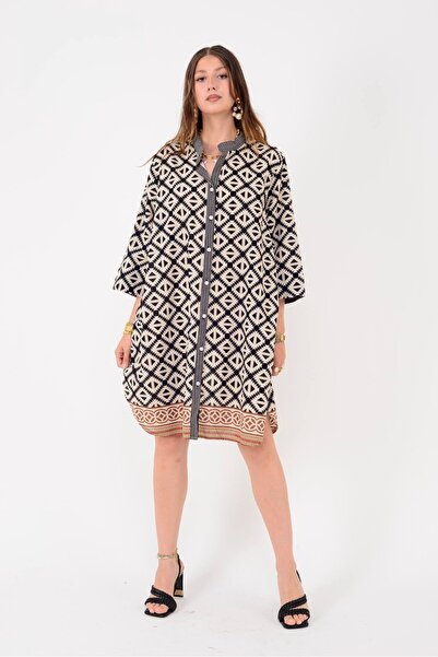 Park Moda AN10557 ΚΟΝΤΟ ΦΟΡΕΜΑ MARIN ΓΕΟΜΕΤΡΙΚΟ ΣΧΕΔΙΟ