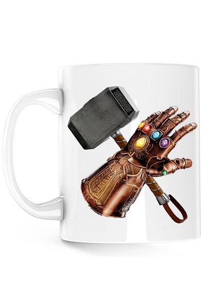 OEM Cana Thanos Glove Thor Axe Magic Power, alba, 330 ml