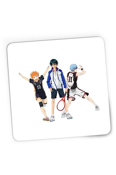 OEM Mousepad Gaming Prince of Tennis Ryouma Kuroko Haikyuu, 21x19 см