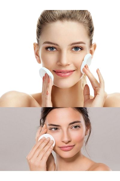 SASHA High Quality Pure Cotton Pads for Cosmetic Purposes 3-Piece Pure Cotton Makeup Pad Set Includes 399 Pads