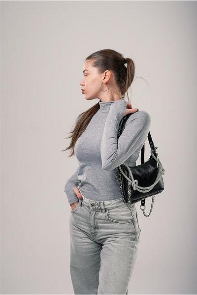 ÇÇS Black Women's Hand and Shoulder Bag 17810