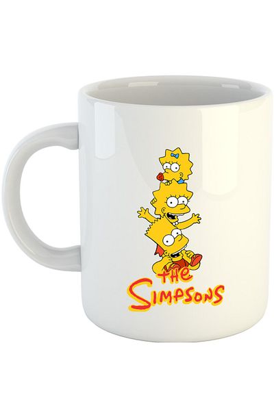 OEM Cana The Simpsons Children TV Show Homer Lisa Bart, alba, 330 ml