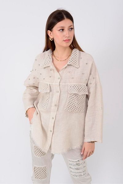 Park Moda 29571 JACHETĂ DE IN CUCITĂ CU PIATRĂ