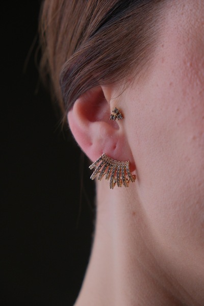 Elizzz ACCESSORY çoklu görünümlü şık küpe