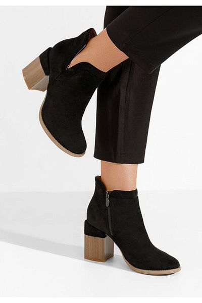 B T Shoes Black Lucira summer ankle boots
