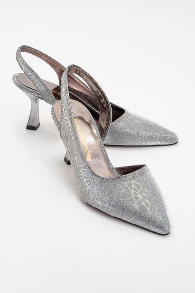 CCWAY AYAKKABI Women's High Heel Shoes Platinum Triangle