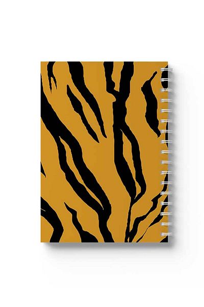 LOWHA Spiral Notebook with Front and Back Hard Covers Featuring Cracks Design