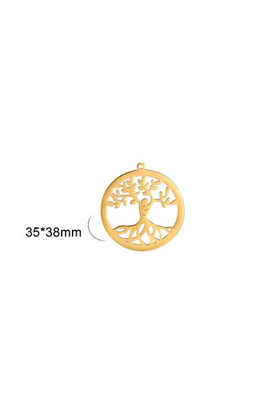 Viking Tree of Life Design 316L Steel Unisex Necklace