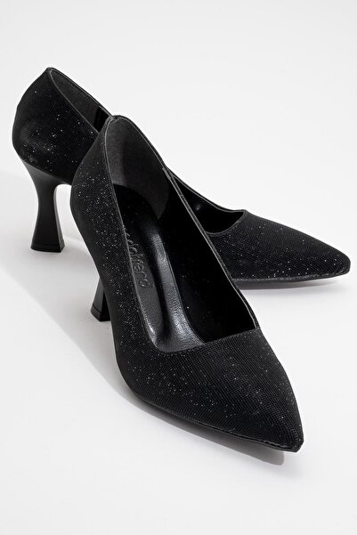 CCWAY AYAKKABI Παπούτσια Stiletto με μυτερή μύτη ΜΑΥΡΟ ΣΜΑΡΤ