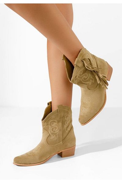 B T Shoes Ladies' Matesa khaki boots