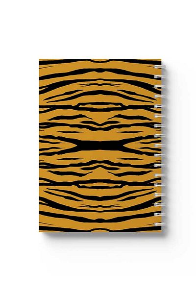 LOWHA Spiral Notebook with Front and Back Hard Covers Featuring Art Pattern Design