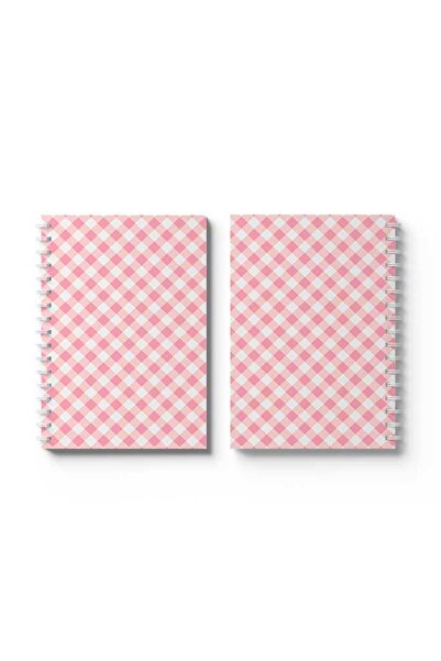 LOWHA دفتر ملاحظات حلزوني مع غلافين أمامي وخلفي صلبين بتصميم مربع