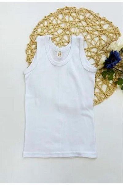 ÇEÇEN HOME (2 Pcs) Boy's Thick Strap Undershirt Akpınar