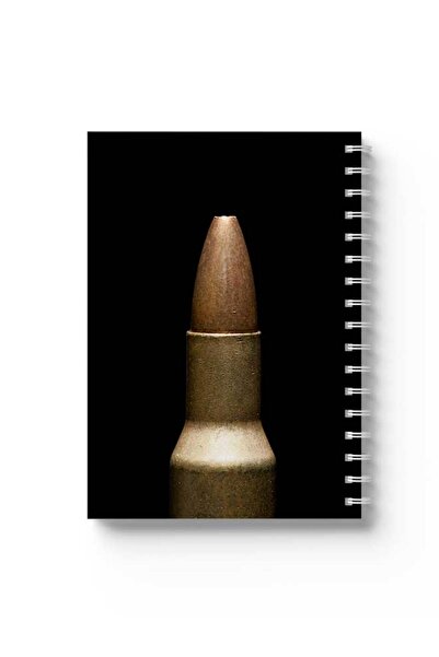 LOWHA دفتر ملاحظات حلزوني مع غلافين أمامي وخلفي صلبين بتصميم رصاصي