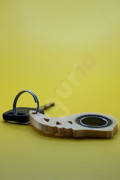 figurio Gold Keyrambit Keychain / Rotatable Keychain