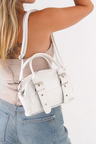 Solo Bag Women's Daily Stylish Leather Belt Detail Long Strap Hand Arm Shoulder Bag