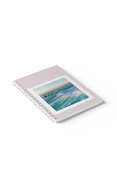LOWHA Spiral Notebook with Front and Back Hard Covers Featuring Your Eyes Design