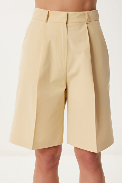 Lovelyİstanbul Cepli Bermuda Dokuma Şort