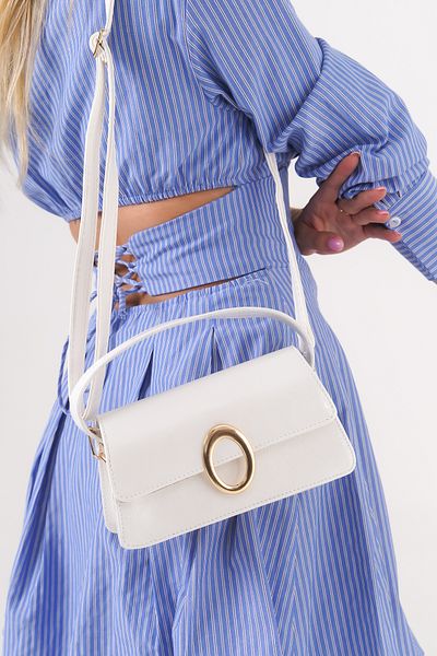 Solo Bag Women's Daily Stylish Leather Detail Long Strap Hand Arm Shoulder Bag
