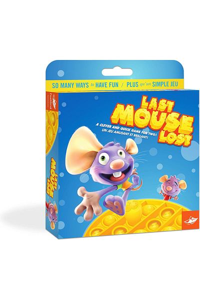 Foxmind Games: Last Mouse Lost - Original Push Pop Bubble Popping Sensory Fidget Toy Game - Autism A