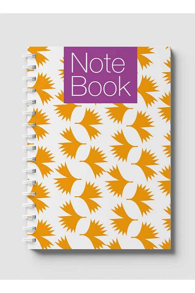 LOWHA Spiral Notebook with Front and Back Hard Covers Featuring Seamless Design