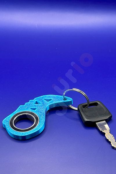 figurio Neon Purple Keyrambit Keychain / Rotatable Keychain