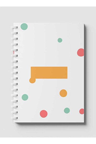 LOWHA دفتر ملاحظات حلزوني مع غلافين أمامي وخلفي صلبين يتميز بتصميم دائري ملون...