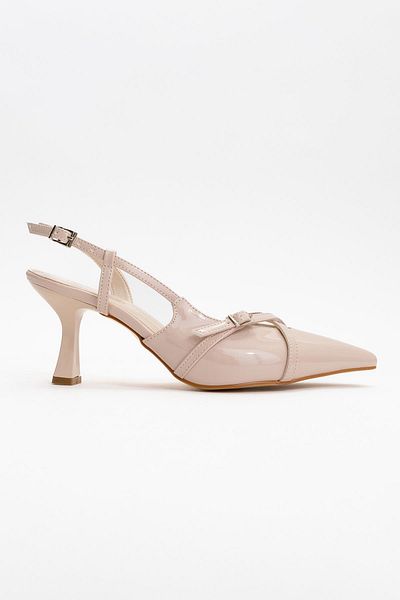 CCWAY AYAKKABI Women's Pointed Toe Heeled Shoes Ten Rugan