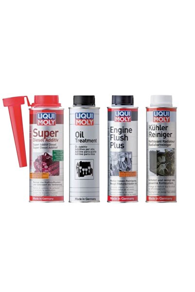 Liqui Moly Dizel Motor Bakım Kiti,Enjektör,Motor ve Radyatör Temizleme ve Yağ...