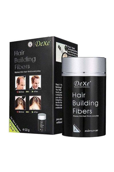 Dexe Hair Building Fibers Dark Brown 22grams